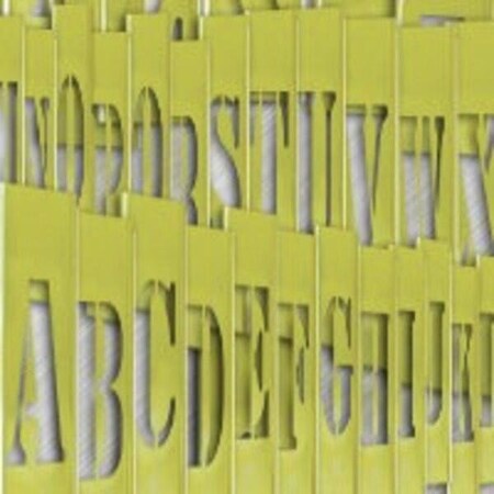 Accuform BRASS STENCILS CHARACTER SIZE 3 in NSR333 NSR333